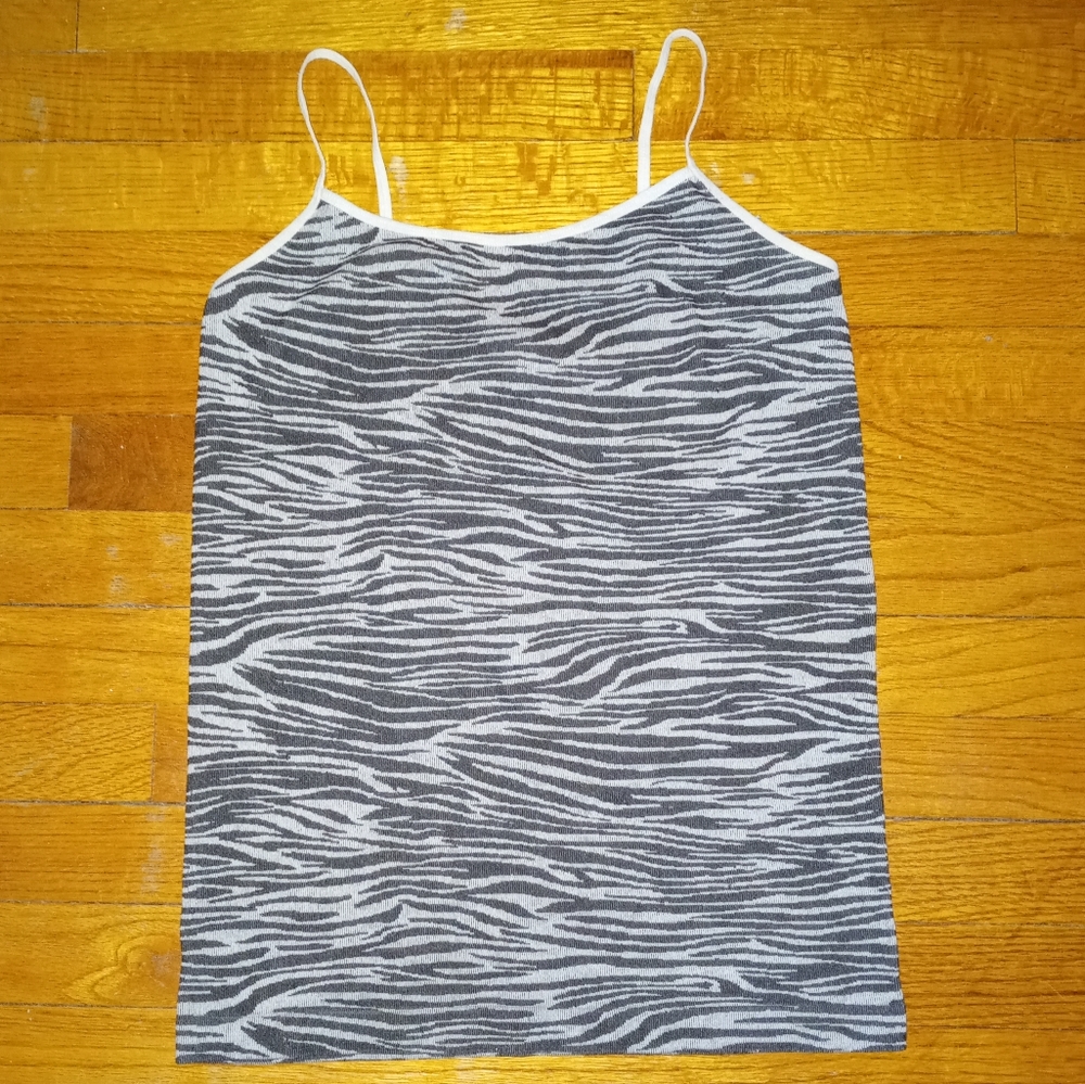 Zebra Print Tank Tops - Picture 4 of 5